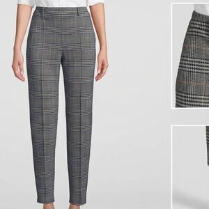 Lands End pants xl p Pxl xlp black Glen Plaid Sport Knit elastic waist 14 16 new